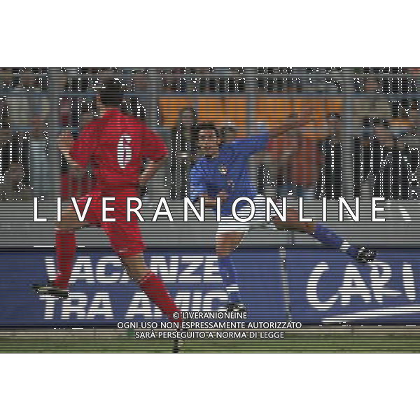 LECCE 12/10/2005 ITALIA-MOLDOVA NELLA FOTO ZACCARDO FOTO AG ALDO LIVERANI