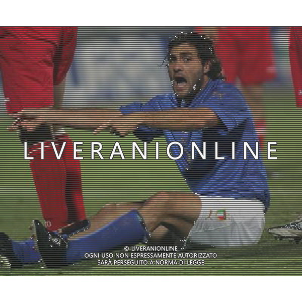 LECCE 12/10/2005 ITALIA-MOLDOVA NELLA FOTO VIERI FOTO AG ALDO LIVERANI