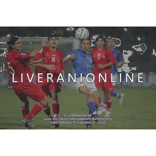 LECCE 12/10/2005 ITALIA-MOLDOVA NELLA FOTO DEL PIERO FOTO AG ALDO LIVERANI