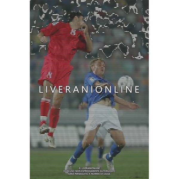 LECCE 12/10/2005 ITALIA-MOLDOVA NELLA FOTO DE ROSSI-KOVALCIUK FOTO AG ALDO LIVERANI