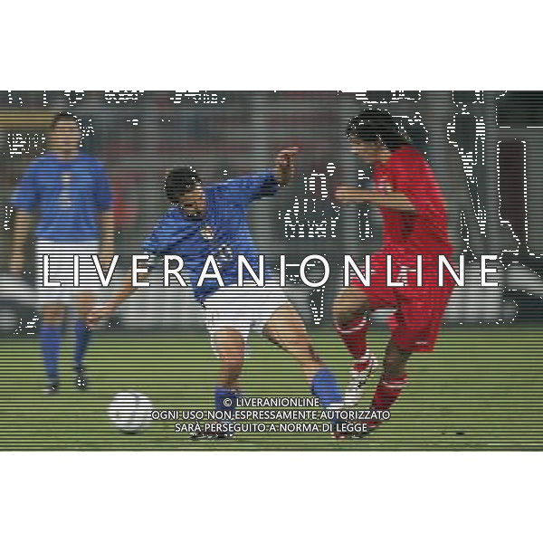 LECCE 12/10/2005 ITALIA-MOLDOVA NELLA FOTO DEL PIERO-OLEXICI FOTO AG ALDO LIVERANI