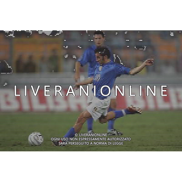 LECCE 12/10/2005 ITALIA-MOLDOVA NELLA FOTO DEL PIERO FOTO AG ALDO LIVERANI