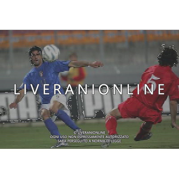 LECCE 12/10/2005 ITALIA-MOLDOVA NELLA FOTO IAQUINTA-KATINSUS FOTO AG ALDO LIVERANI