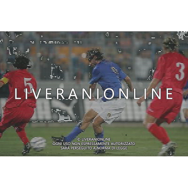 LECCE 12/10/2005 ITALIA-MOLDOVA NELLA FOTO VIERI FOTO AG ALDO LIVERANI