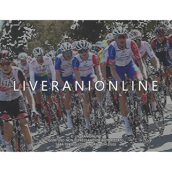 05-04-2022 Itzulia Basque Country; Tappa 02 Leitza - Viana; 2022, Groupama - Fdj; Gaudu, David; Roux, Anthony; Duchesne, Antoine; ©SIROTTI/AGENZIA ALDO LIVERANI SAS