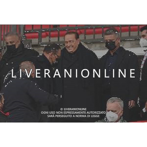 ¬© TVRG il presidente Silvio Berlusconi in tribuna Monza vs Ascoli Campionato Serie BKT - 33a giornata Monza 06-04-2022 U-Power Stadium foto Roberto Garavaglia/ag. Aldo Liverani sas/AGENZIA ALDO LIVERANI SAS