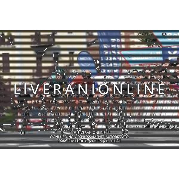 06-04-2022 Itzulia Basque Country; Tappa 03 Llodio - Amurrio; 2022, Bahrain - Victorious; 2022, Quick Step - Alpha Vinyl; 2022, Bora - Hansgrohe; 2022, Totalenergie; Bilbao, Peio; Alaphilippe, Julian; Vlasov, Aleksandr; Latour, Pierre Roger; Amurrio; ©SIROTTI/AGENZIA ALDO LIVERANI SAS