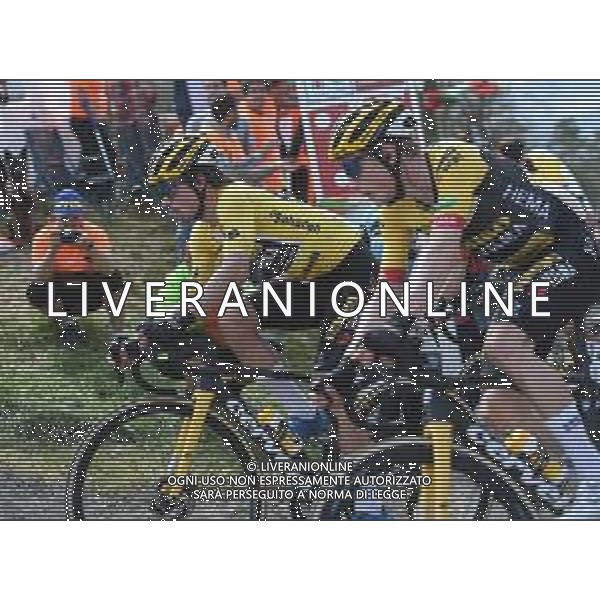 06-04-2022 Itzulia Basque Country; Tappa 03 Llodio - Amurrio; 2022, Jumbo - Visma; Roglic, Primoz; Vingegaard, Jonas; ©SIROTTI/AGENZIA ALDO LIVERANI SAS