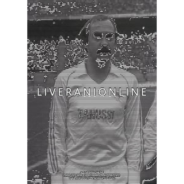 13-11-1983 MILANO STADIO MEAZZA AMICHEVOLE MILAN REAL MADRID 3-1 NELLA FOTO Ulrich Stielike AG ALDO LIVERANI SAS