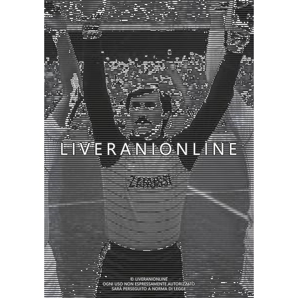 13-11-1983 MILANO STADIO MEAZZA AMICHEVOLE MILAN REAL MADRID 3-1 NELLA FOTO MIGUEL ANGEL AG ALDO LIVERANI SAS