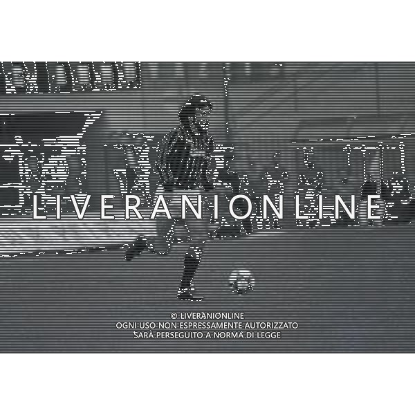 13-11-1983 MILANO STADIO MEAZZA AMICHEVOLE MILAN REAL MADRID 3-1 NELLA FOTO ERIC GERETS AG ALDO LIVERANI SAS