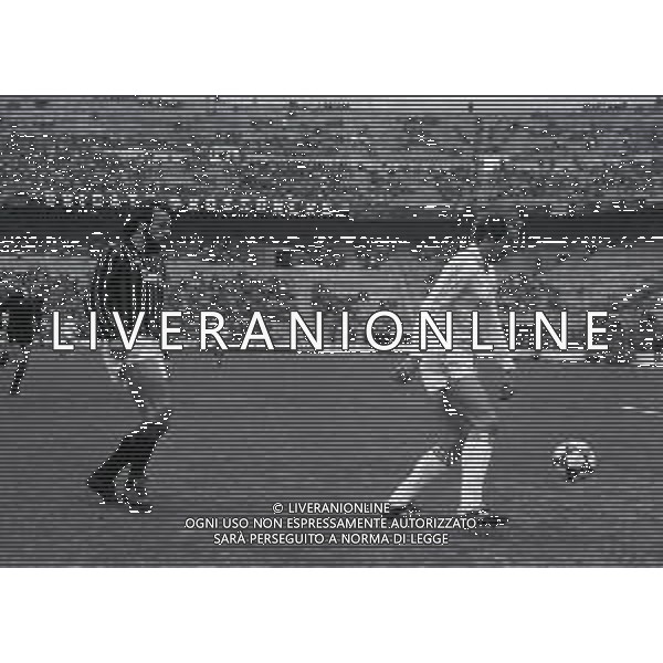 13-11-1983 MILANO STADIO MEAZZA AMICHEVOLE MILAN REAL MADRID 3-1 NELLA FOTO Ulrich Stielike AG ALDO LIVERANI SAS