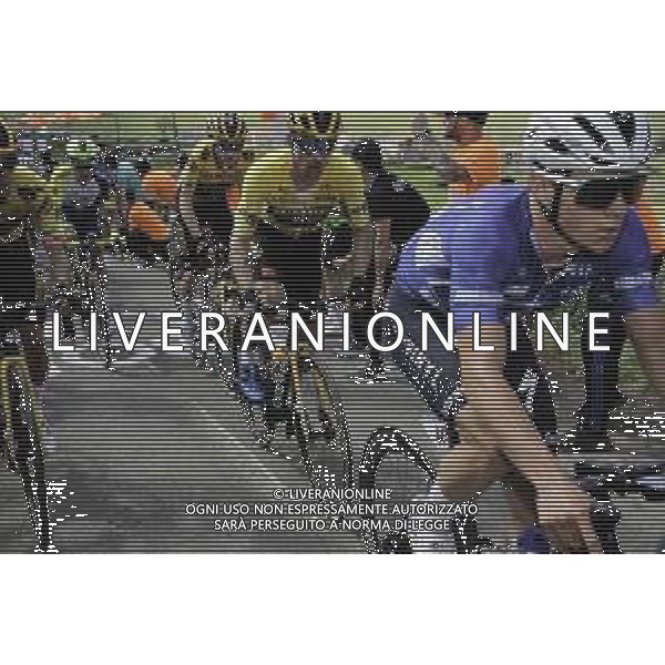 06-04-2022 Itzulia Basque Country; Tappa 03 Llodio - Amurrio; 2022, Quick Step - Alpha Vinyl; 2022, Jumbo - Visma; Evenepoel, Remco; Roglic, Primoz; ©SIROTTI/AGENZIA ALDO LIVERANI SAS