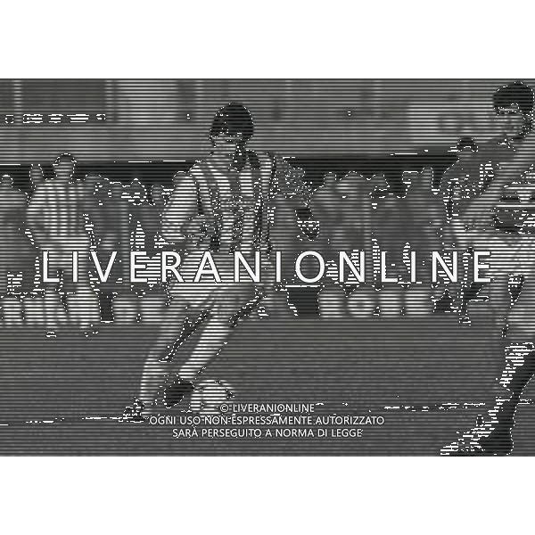 26-02-1986 VICENZA- OTTAVI DI FINALE DI COPPA ITALIA VICENZA-SAMPDORIA 2-2 NELLA FOTO AZIONE DI GIOCO AG ALDO LIVERANI SAS