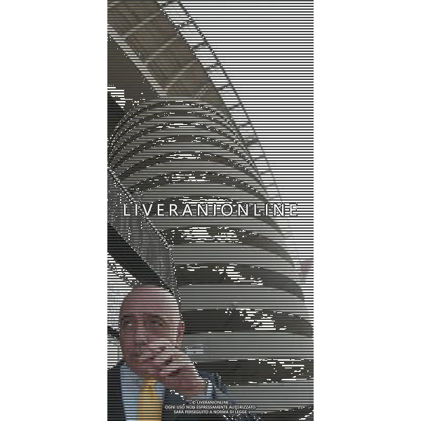 Milano 13 ottobre 2005 Adriano Galliani allo stadio Meazza di San Siro foto Andry / Ag. Aldo Liverani