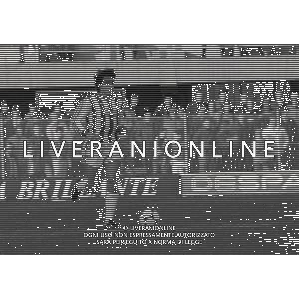 26-02-1986 VICENZA- OTTAVI DI FINALE DI COPPA ITALIA VICENZA-SAMPDORIA 2-2 NELLA FOTO ANDREA MESSERSI\' AG ALDO LIVERANI SAS