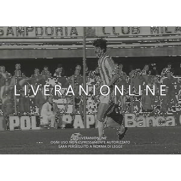 26-02-1986 VICENZA- OTTAVI DI FINALE DI COPPA ITALIA VICENZA-SAMPDORIA 2-2 NELLA FOTO GIUSEPPE PALLAVICINI AG ALDO LIVERANI SAS