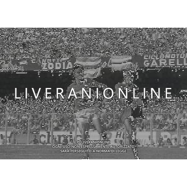 06-06-1982 GENOVA CAMPIONATO DI CALCIO SERIE B SAMPDORIA RIMINI 0-0 NELLA FOTO AZIONE DI GIOCO AG ALDO LIVERANI SAS