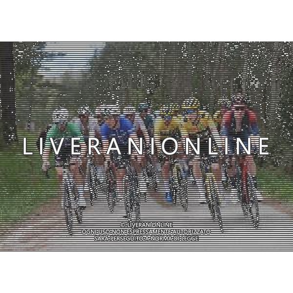 07-04-2022 Itzulia Basque Country; Tappa 04 Vitoria - Zamudio; 2022, Quick Step - Alpha Vinyl; Evenepoel, Remco; Alaphilippe, Julian; Roglic, Primoz; Vingegaard, Jonas; ©SIROTTI/AGENZIA ALDO LIVERANI SAS