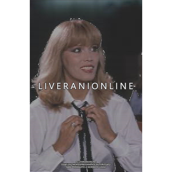 RETROSPETTIVA AMANDA LEAR CANTANTE NELLA FOTO A MILANO NEL 1981 ©Archivio Giovanni Liverani/AGENZIA ALDO LIVERANI SAS