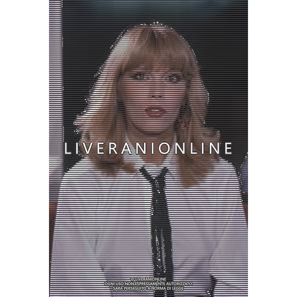 RETROSPETTIVA AMANDA LEAR CANTANTE NELLA FOTO A MILANO NEL 1981 ©Archivio Giovanni Liverani/AGENZIA ALDO LIVERANI SAS