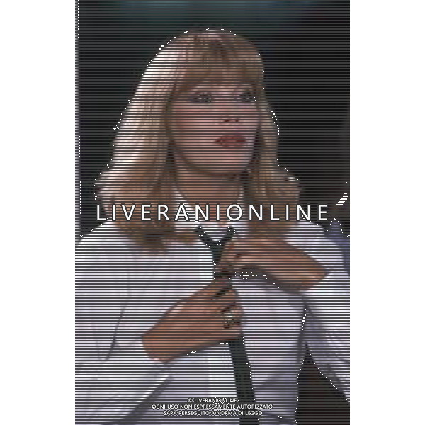 RETROSPETTIVA AMANDA LEAR CANTANTE NELLA FOTO A MILANO NEL 1981 ©Archivio Giovanni Liverani/AGENZIA ALDO LIVERANI SAS