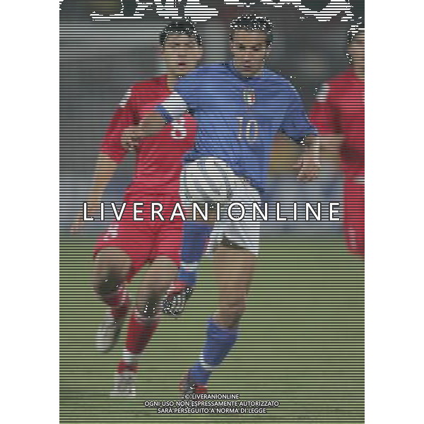 LECCE 12/10/2005 QUALIFICAZIONI MONDIALI GERMANIA 2006 ITALIA-MOLDOVA NELLA FOTO: DEL PIERO ALESSANDRO FOTO FABRIZIO TERRUSO/AG. ALDO LIVERANI