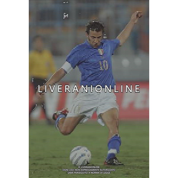 LECCE 12/10/2005 QUALIFICAZIONI MONDIALI GERMANIA 2006 ITALIA-MOLDOVA NELLA FOTO: DEL PIERO ALESSANDRO FOTO FABRIZIO TERRUSO/AG. ALDO LIVERANI