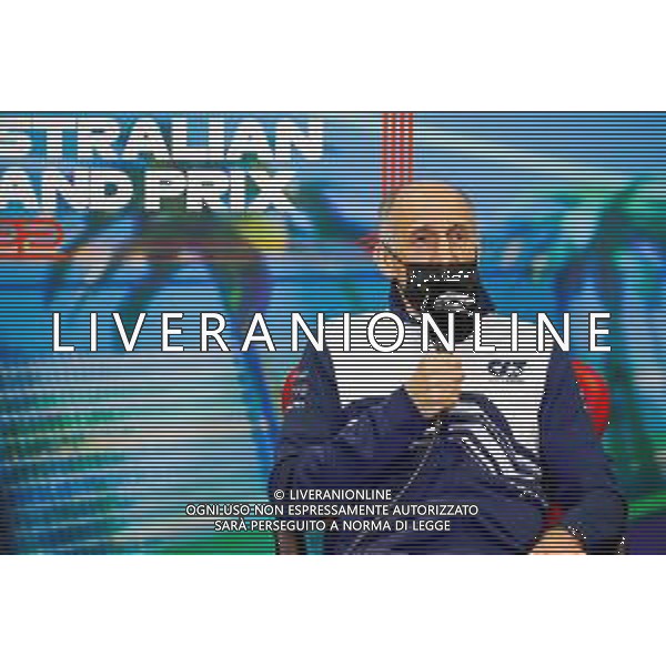 Franz Tost (AUT) AlphaTauri Team Principal in the FIA Press Conference. 09.04.2022. Formula 1 World Championship, Rd 3, Australian Grand Prix, Albert Park, Melbourne, Australia, Qualifying Day. - www.xpbimages.com, EMail: requests@xpbimages.com © Copyright: XPB Images/AGENZIA ALDO LIVERANI SAS - ITALY ONLY EDITORIAL USE ONLY