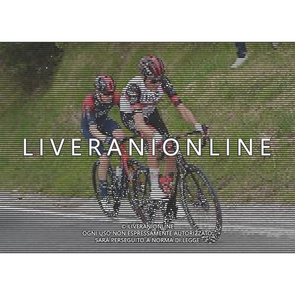 08-04-2022 Itzulia Basque Country; Tappa 05 Zamudio - Mallabia; 2022, Uae Emirates; 2022, Ineos - Grenadiers; Soler, Marc; Rodriguez, Carlos; ©SIROTTI/AGENZIA ALDO LIVERANI SAS
