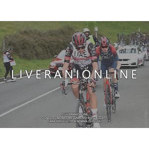08-04-2022 Itzulia Basque Country; Tappa 05 Zamudio - Mallabia; 2022, Uae Emirates; 2022, Ineos - Grenadiers; Soler, Marc; Rodriguez, Carlos; ©SIROTTI/AGENZIA ALDO LIVERANI SAS