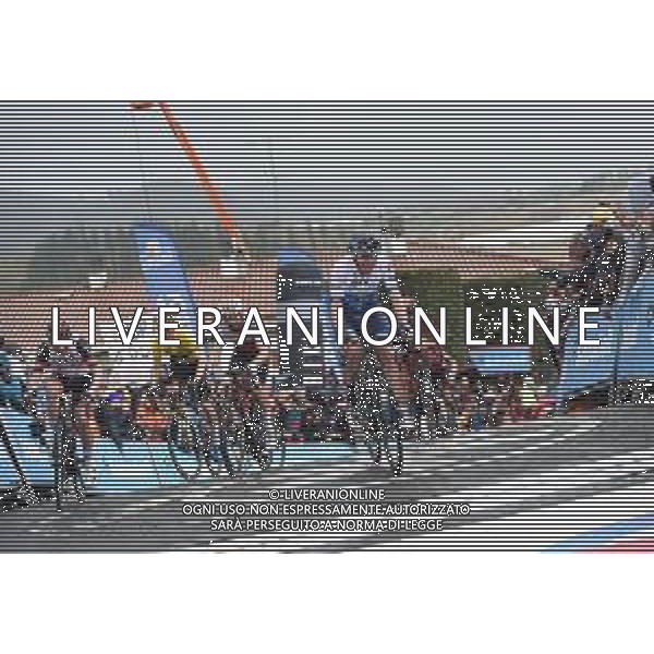 08-04-2022 Itzulia Basque Country; Tappa 05 Zamudio - Mallabia; 2022, Israel - Premier Tech; 2022, Uae Emirates; 2022, Cofidis; 2022, Jumbo - Visma; Woods, Michael; Ulissi, Diego; Geschke, Simon; Roglic, Primoz; ©SIROTTI/AGENZIA ALDO LIVERANI SAS
