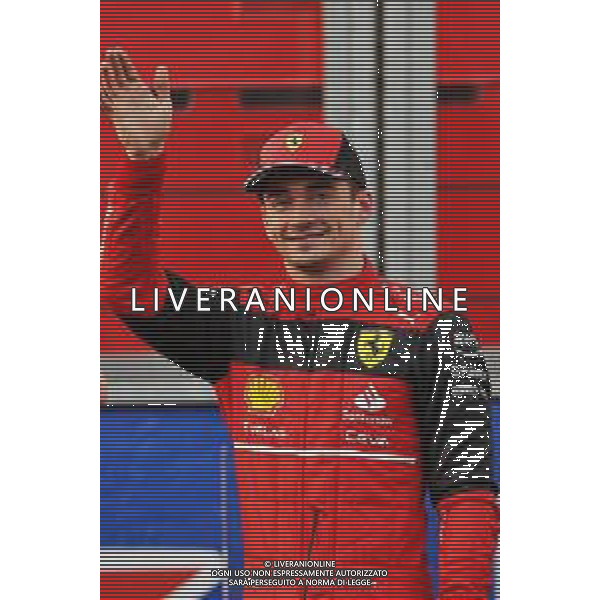 Charles Leclerc (MON) Ferrari celebrates his pole position in qualifying parc ferme. 09.04.2022. Formula 1 World Championship, Rd 3, Australian Grand Prix, Albert Park, Melbourne, Australia, Qualifying Day. - www.xpbimages.com, EMail: requests@xpbimages.com © Copyright: Bearne / XPB Images/AGENZIA ALDO LIVERANI SAS - ITALY ONLY EDITORIAL USE ONLY