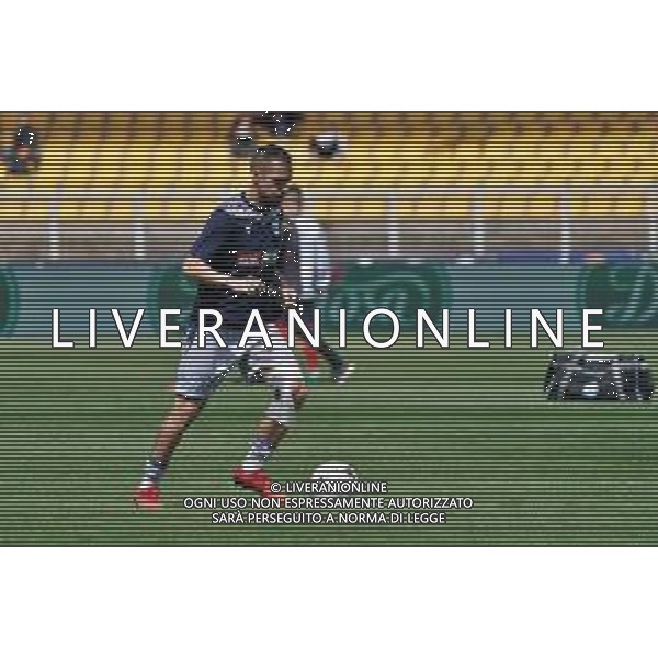 Emmanuele Mastrodonato/LMedia - US Lecce vs SPAL - Italian soccer Serie B match 2021/2022 April 09 2022 - Stadio Via del Mare Lecce, Italy US Lecce vs SPAL Photo showing: Marco Mancosu (Spal) riscaldamento nel prepartita @Emmanuele Mastrodonato/LiveMedia /AGENZIA ALDO LIVERANI SAS
