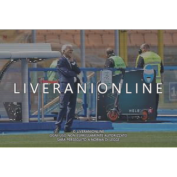 Emmanuele Mastrodonato/LMedia - US Lecce vs SPAL - Italian soccer Serie B match 2021/2022 April 09 2022 - Stadio Via del Mare Lecce, Italy US Lecce vs SPAL Photo showing: coach Roberto Venturato (Spal) @Emmanuele Mastrodonato/LiveMedia /AGENZIA ALDO LIVERANI SAS