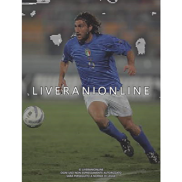 LECCE 12/10/2005 QUALIFICAZIONI MONDIALI GERMANIA 2006 ITALIA-MOLDOVA NELLA FOTO: VIERI CHRISTIAN FOTO FABRIZIO TERRUSO/AG. ALDO LIVERANI