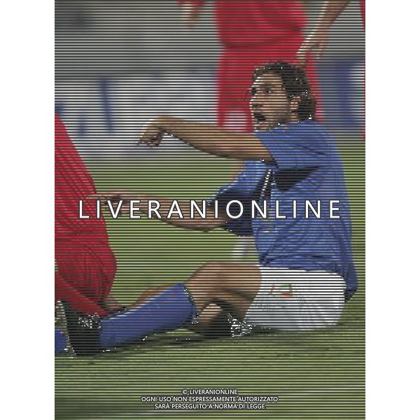 LECCE 12/10/2005 QUALIFICAZIONI MONDIALI GERMANIA 2006 ITALIA-MOLDOVA NELLA FOTO: VIERI CHRISTIAN FOTO FABRIZIO TERRUSO/AG. ALDO LIVERANI