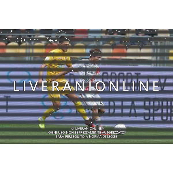 Frosinone vs Cremonese Campionato Serie B - 34 Giornata Stadio Benito Stirpe - Frosinone 09-04-2022 nella foto Lulic e Crescenzi ©Federico Gaetano/AGENZIA ALDO LIVERANI SAS