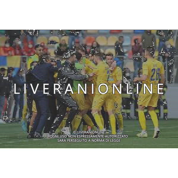 Frosinone vs Cremonese Campionato Serie B - 34 Giornata Stadio Benito Stirpe - Frosinone 09-04-2022 nella foto Esultanza Frosinone ©Federico Gaetano/AGENZIA ALDO LIVERANI SAS