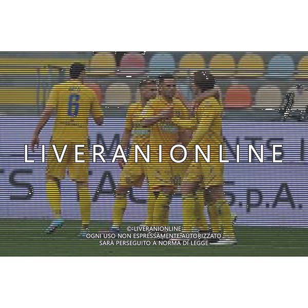 Frosinone vs Cremonese Campionato Serie B - 34 Giornata Stadio Benito Stirpe - Frosinone 09-04-2022 nella foto Esultanza Frosinone ©Federico Gaetano/AGENZIA ALDO LIVERANI SAS