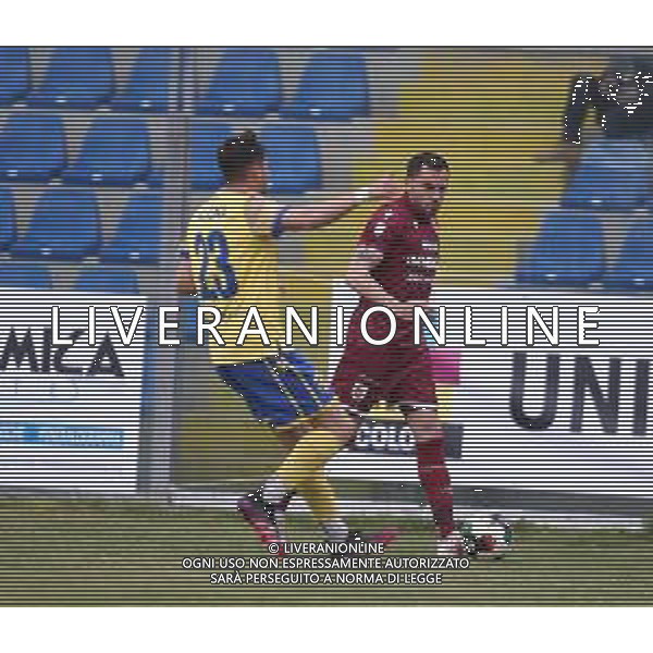 FERMANA - REGGIANA CAMPIONATO CALCIO SERIE C LEGA PRO 09.04.2022 NELLA FOTO SERGIO CONTESSA E MANUEL ALAGNA ©SANTANDREA/AGENZIA ALDO LIVERANI SAS