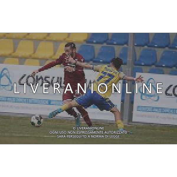 FERMANA - REGGIANA CAMPIONATO CALCIO SERIE C LEGA PRO 09.04.2022 NELLA FOTO ERIC LANINI E ORAZIO PANNITTERI ©SANTANDREA/AGENZIA ALDO LIVERANI SAS