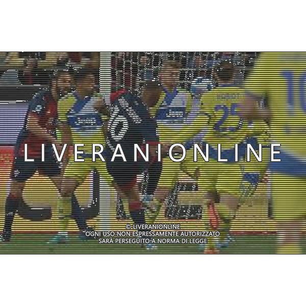 9-4-2022. Cagliari Calcio - Juventus F:C. 32° giornata Serie A 2021/2022. Italia, Sardegna, Cagliari, stadio Unipol Domus. Salvatore Moi/Aldo Liverani s.a.s.. Nella foto: Gol del Cagliari in casa allo stadio Unipol Domus di Cagliari contro Juventus. Segna: Joao Pedro Cagliari ©MOI/AGENZIA ALDO LIVERANI SAS