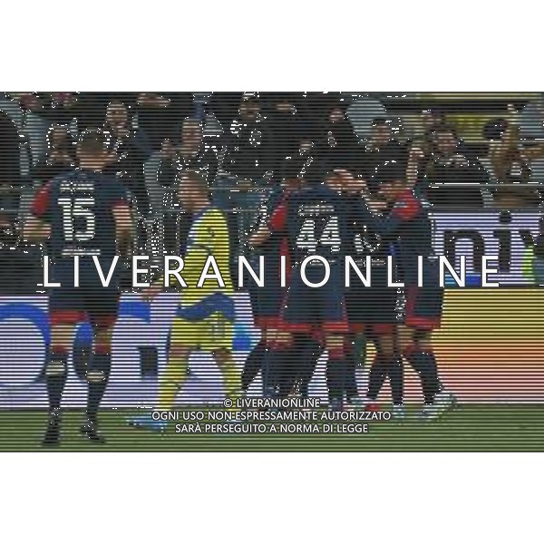 9-4-2022. Cagliari Calcio - Juventus F:C. 32° giornata Serie A 2021/2022. Italia, Sardegna, Cagliari, stadio Unipol Domus. Salvatore Moi/Aldo Liverani s.a.s.. Nella foto: Gol del Cagliari in casa allo stadio Unipol Domus di Cagliari contro Juventus. Segna: Joao Pedro Cagliari - Esultanza ©MOI/AGENZIA ALDO LIVERANI SAS