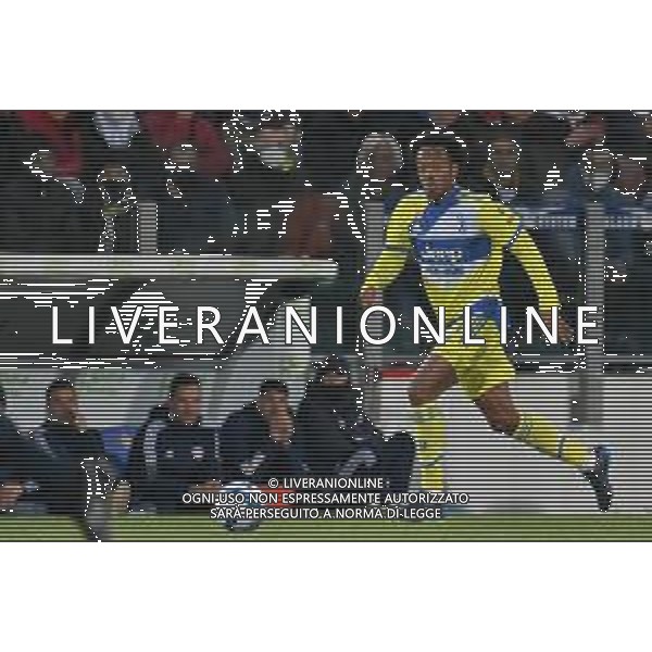9-4-2022. Cagliari Calcio - Juventus F:C. 32° giornata Serie A 2021/2022. Italia, Sardegna, Cagliari, stadio Unipol Domus. Salvatore Moi/Aldo Liverani s.a.s.. Nella foto: Juan Cuadrado Juventus ©MOI/AGENZIA ALDO LIVERANI SAS