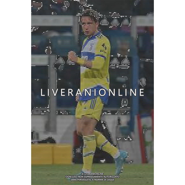 9-4-2022. Cagliari Calcio - Juventus F:C. 32° giornata Serie A 2021/2022. Italia, Sardegna, Cagliari, stadio Unipol Domus. Salvatore Moi/Aldo Liverani s.a.s.. Nella foto: Gol della Juventus in trasferta contro Cagliari allo stadio Unipol Domus di Cagliari. Segna:Dusan Vlahovic Juventus - Esultanza ©MOI/AGENZIA ALDO LIVERANI SAS