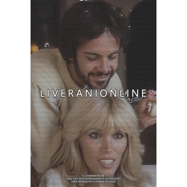 RETROSPETTIVA AMANDA LEAR ATTRICE E CANTANTE NELLA FOTO CON IL MARITO ALAIN-PHILIPPE MALAGNAC d\'ARGENS de VILLELE NEL 1978 ©Archivio Giovanni Liverani/AGENZIA ALDO LIVERANI SAS