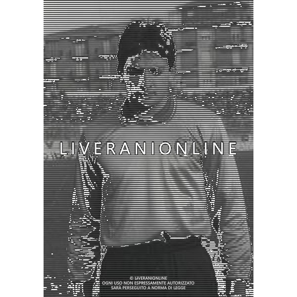 1986 PRIMI PIANI ROSA GIOCATORI NAZIONALE ITALIANA UNDER 21 NELL FOTO GIUSEPPE GATTA AG ALDO LIVERANI SAS