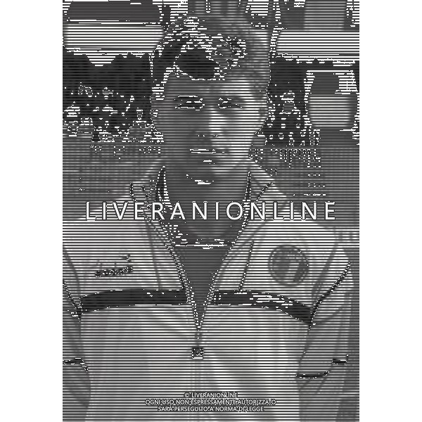 1986 PRIMI PIANI ROSA GIOCATORI NAZIONALE ITALIANA UNDER 21 NELL FOTO FRANCESCO ZANONCELLI AG ALDO LIVERANI SAS