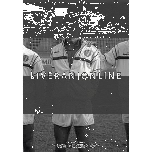 1986 PRIMI PIANI ROSA GIOCATORI NAZIONALE ITALIANA UNDER 21 NELL FOTO ALESSANDRO COSTACURTA AG ALDO LIVERANI SAS